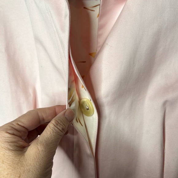 Banana Republic Bubble Gum Pink Midi Length‎ Coat Size medium - Picture 5 of 7